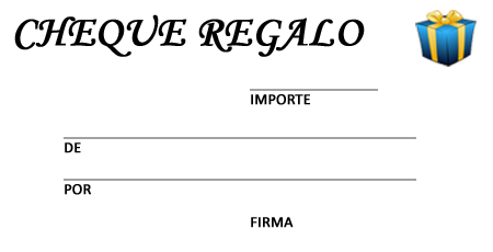 Cheque Regalo